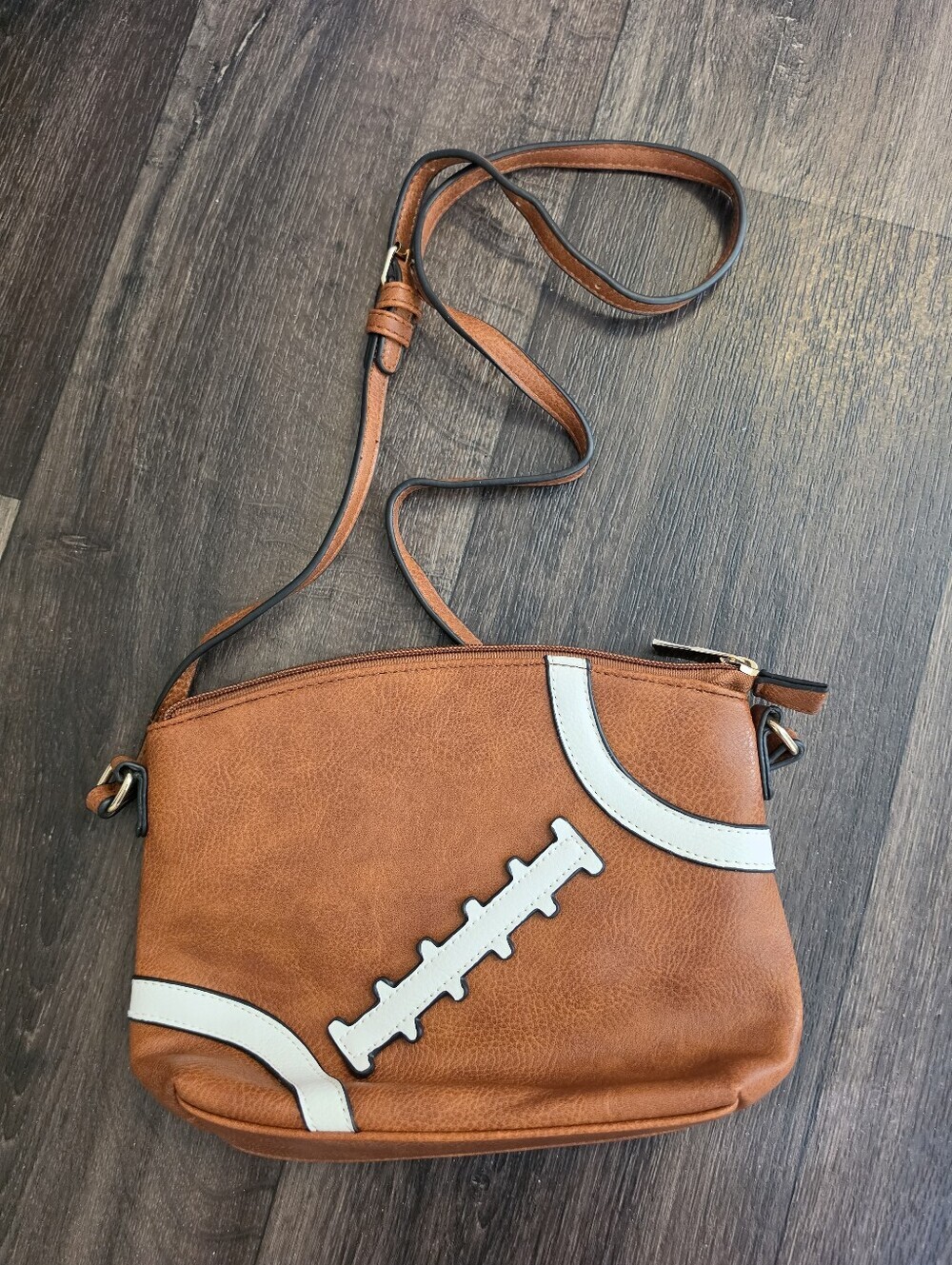 Adjustable Football Crossbody Bag
